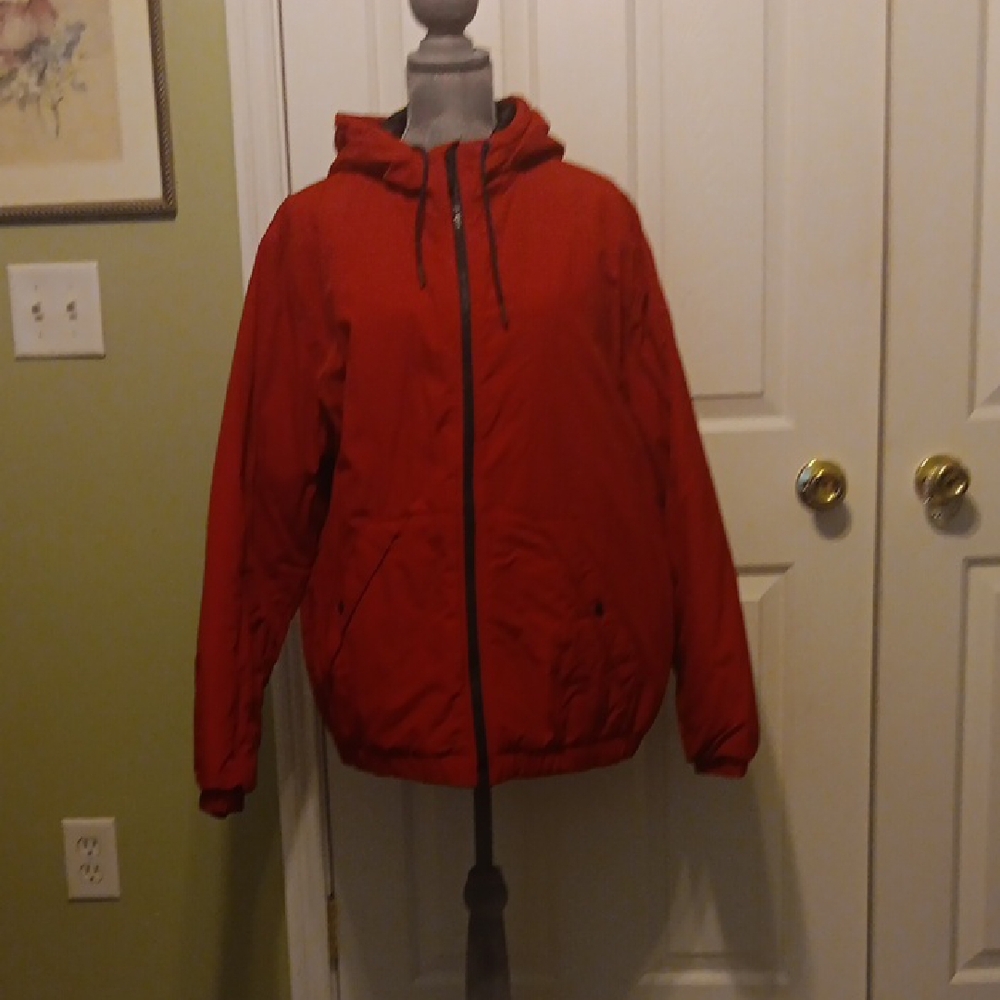 H&M Red Quilted Jacket - Picture 2 of 4
